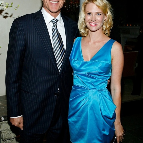 🌟 January Jones BCBG Max Azria Runway Woven Dress - Picture 2 of 8